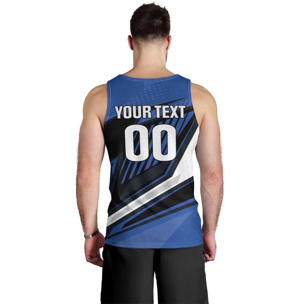 Custom El Salvador Rugby Men Tank Top Los Torogoces Go Champions