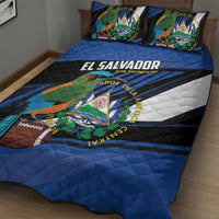 El Salvador Rugby Quilt Bed Set Los Torogoces Go Champions