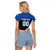 Custom El Salvador Rugby Raglan Cropped T Shirt Los Torogoces Go Champions