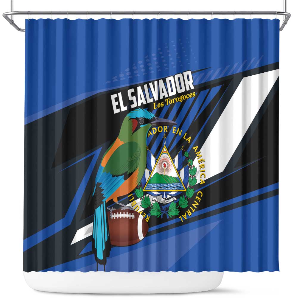 El Salvador Rugby Shower Curtain Los Torogoces Go Champions