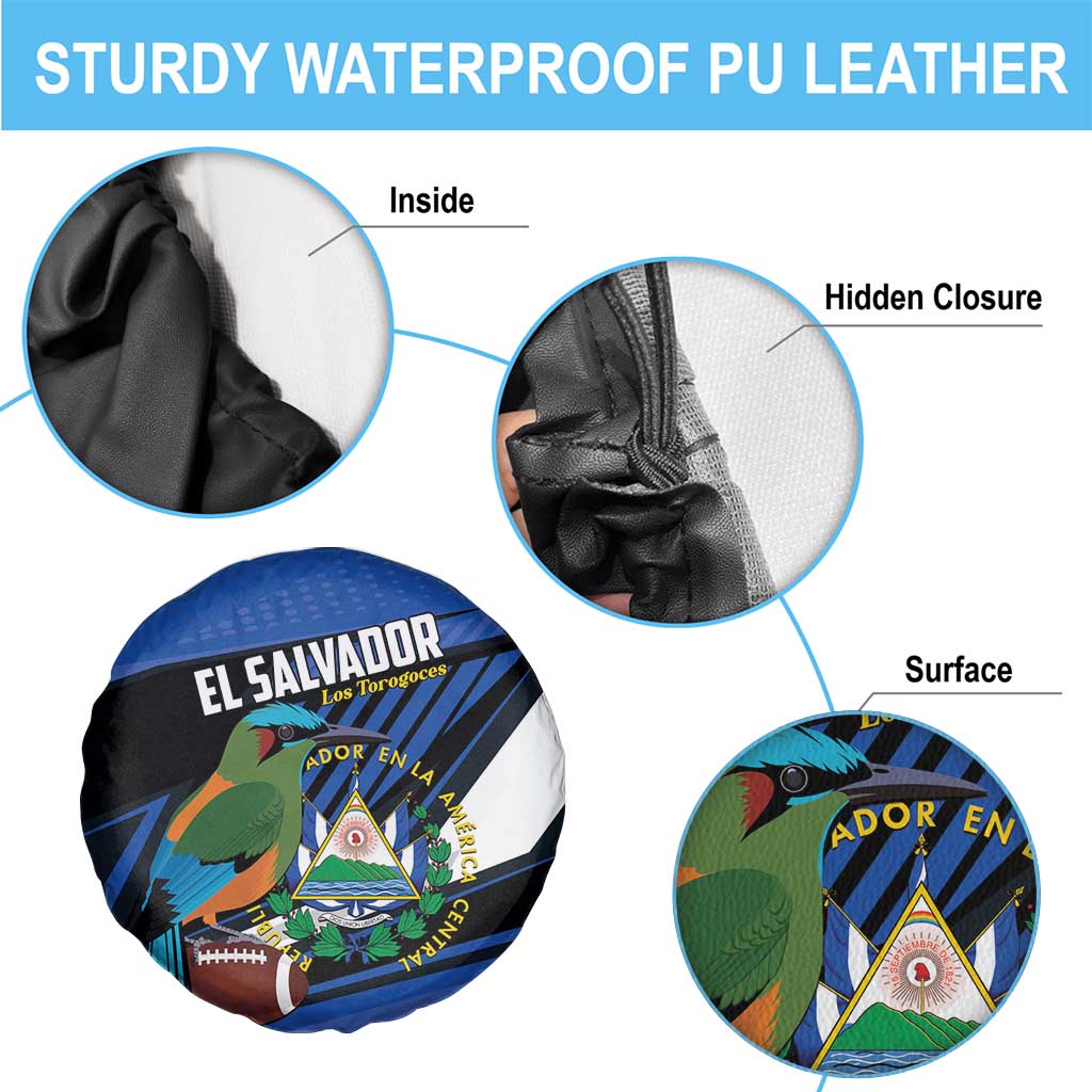 El Salvador Rugby Spare Tire Cover Los Torogoces Go Champions