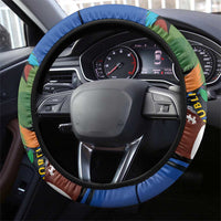 El Salvador Rugby Steering Wheel Cover Los Torogoces Go Champions