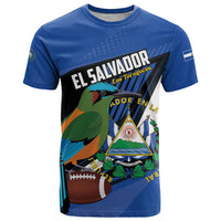 Custom El Salvador Rugby T Shirt Los Torogoces Go Champions
