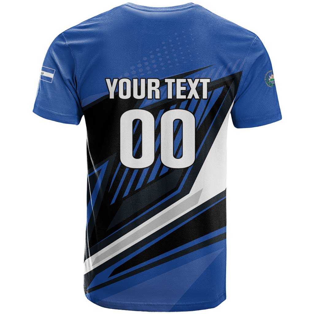 Custom El Salvador Rugby T Shirt Los Torogoces Go Champions