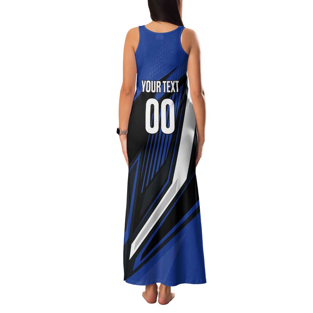 Custom El Salvador Rugby Tank Maxi Dress Los Torogoces Go Champions