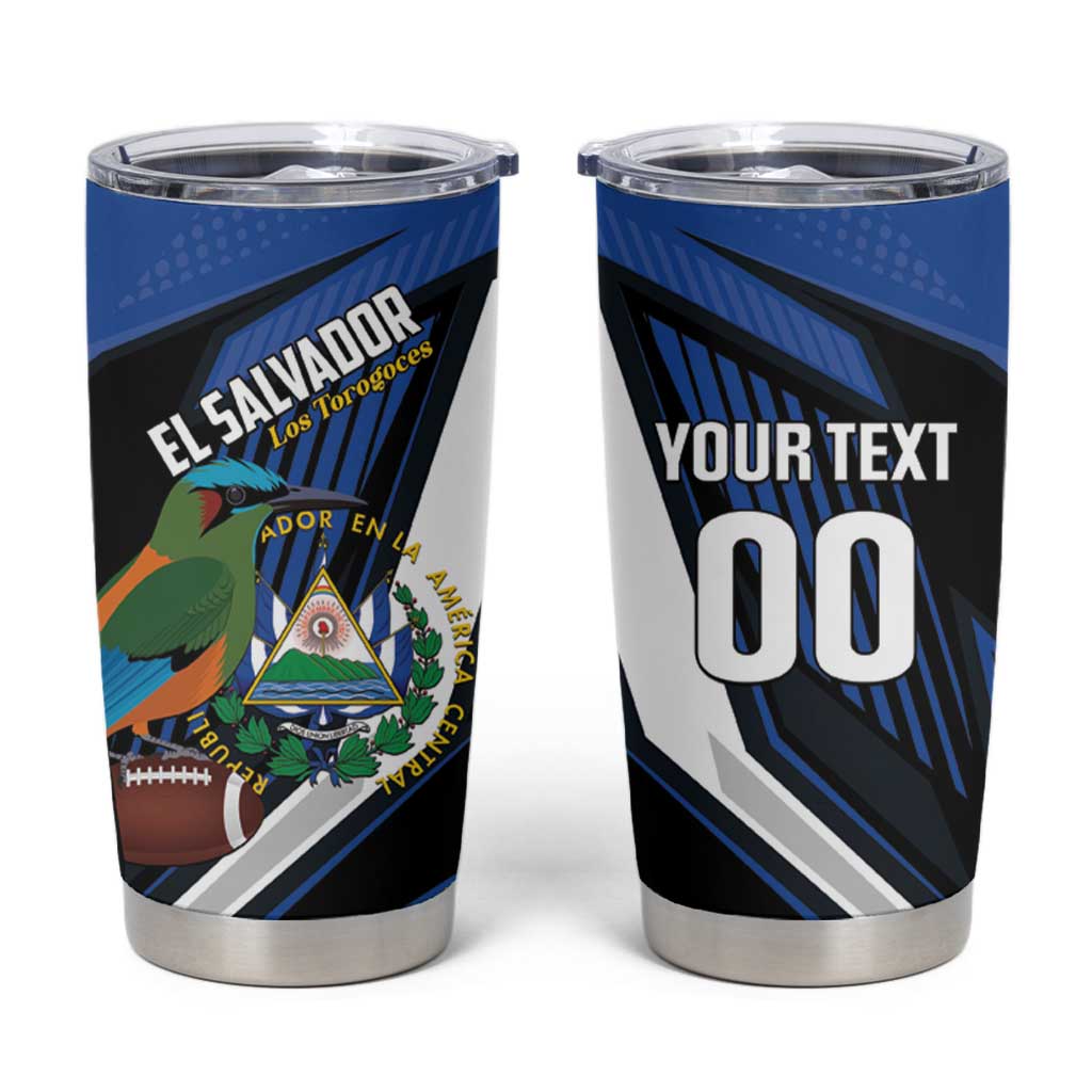 Custom El Salvador Rugby Tumbler Cup Los Torogoces Go Champions