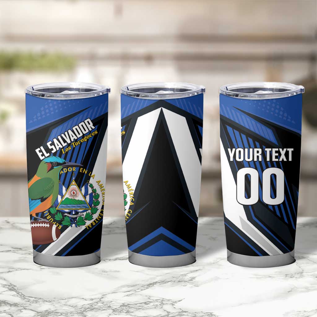 Custom El Salvador Rugby Tumbler Cup Los Torogoces Go Champions