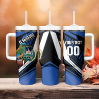 Custom El Salvador Rugby Tumbler With Handle Los Torogoces Go Champions