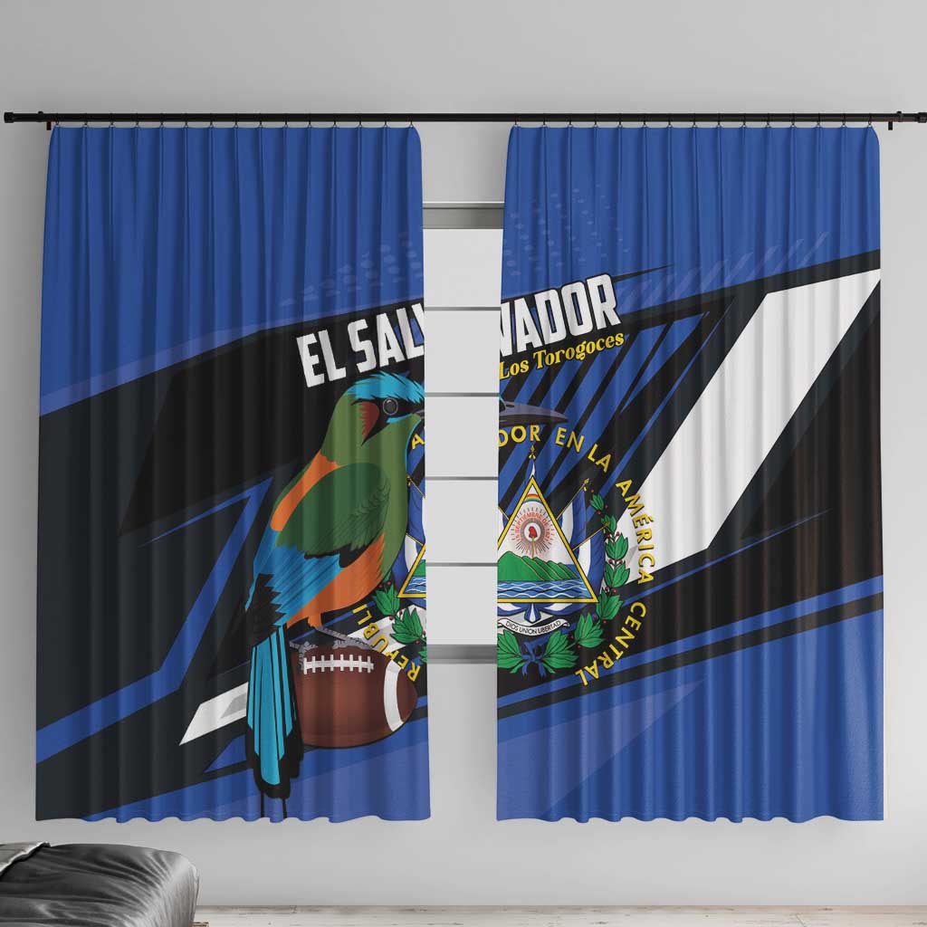 El Salvador Rugby Window Curtain Los Torogoces Go Champions