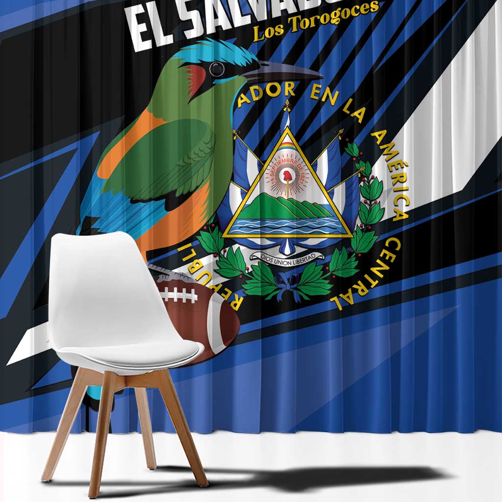 El Salvador Rugby Window Curtain Los Torogoces Go Champions