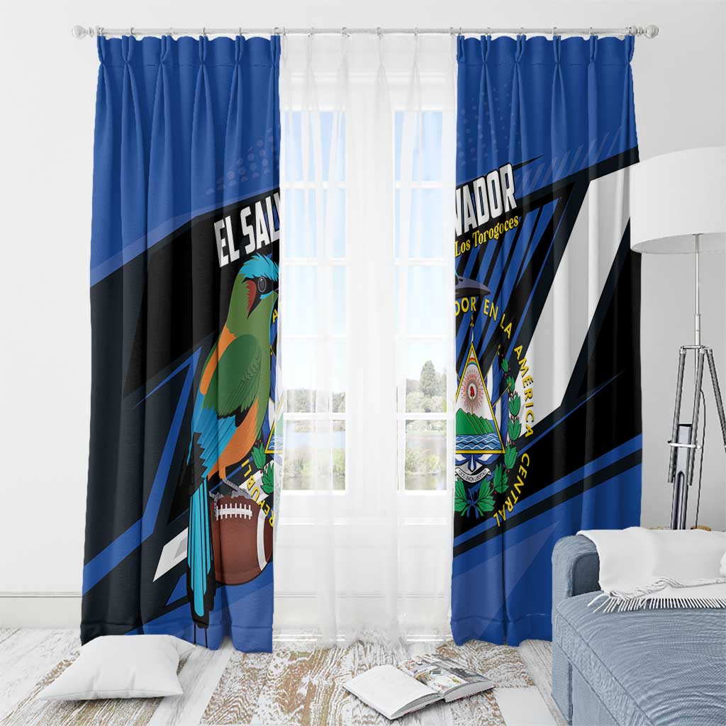 El Salvador Rugby Window Curtain Los Torogoces Go Champions