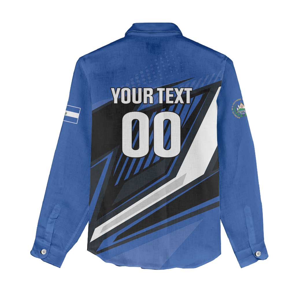 Custom El Salvador Rugby Women Casual Shirt Los Torogoces Go Champions