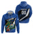 Custom El Salvador Rugby Zip Hoodie Los Torogoces Go Champions