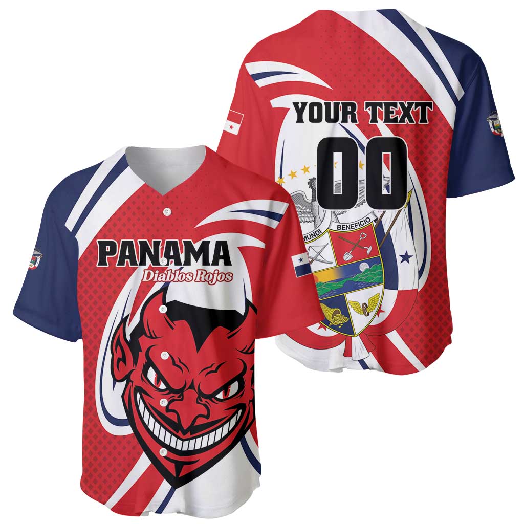 Custom Panama Rugby Baseball Jersey Diablos Rojos Go Champions