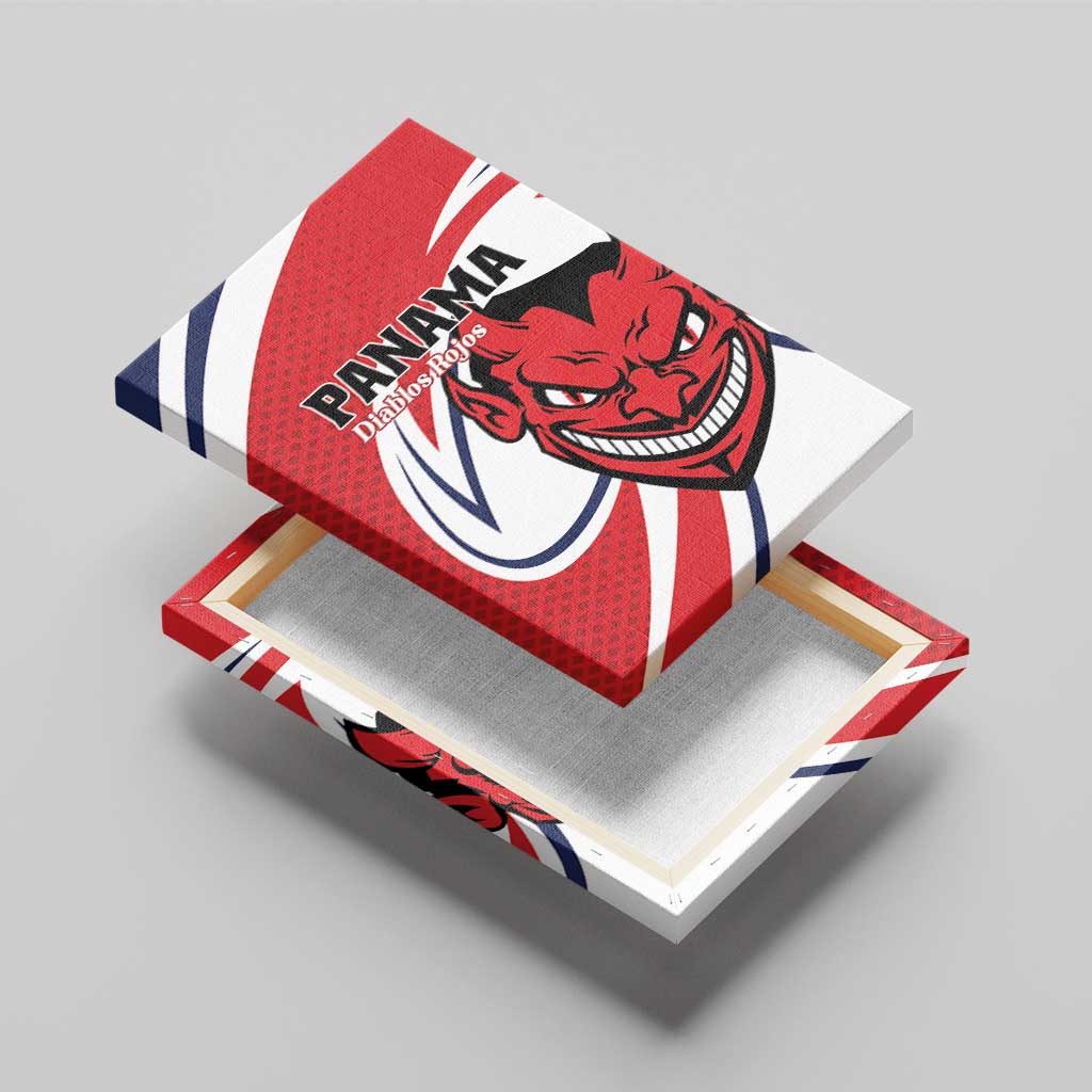 Panama Rugby Canvas Wall Art Diablos Rojos Go Champions