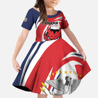 Custom Panama Rugby Family Matching Mermaid Dress and Hawaiian Shirt Diablos Rojos Go Champions