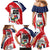 Custom Panama Rugby Family Matching Mermaid Dress and Hawaiian Shirt Diablos Rojos Go Champions