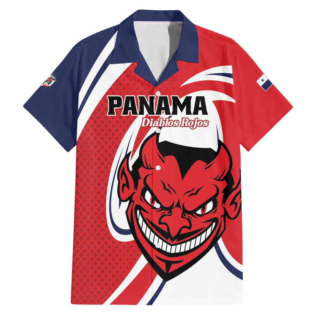Custom Panama Rugby Family Matching Mermaid Dress and Hawaiian Shirt Diablos Rojos Go Champions
