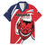 Custom Panama Rugby Family Matching Mermaid Dress and Hawaiian Shirt Diablos Rojos Go Champions