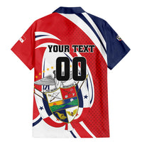 Custom Panama Rugby Family Matching Mermaid Dress and Hawaiian Shirt Diablos Rojos Go Champions
