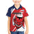 Custom Panama Rugby Family Matching Mermaid Dress and Hawaiian Shirt Diablos Rojos Go Champions