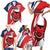 Custom Panama Rugby Family Matching Short Sleeve Bodycon Dress and Hawaiian Shirt Diablos Rojos Go Champions