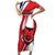 Custom Panama Rugby Family Matching Short Sleeve Bodycon Dress and Hawaiian Shirt Diablos Rojos Go Champions