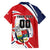 Custom Panama Rugby Family Matching Summer Maxi Dress and Hawaiian Shirt Diablos Rojos Go Champions