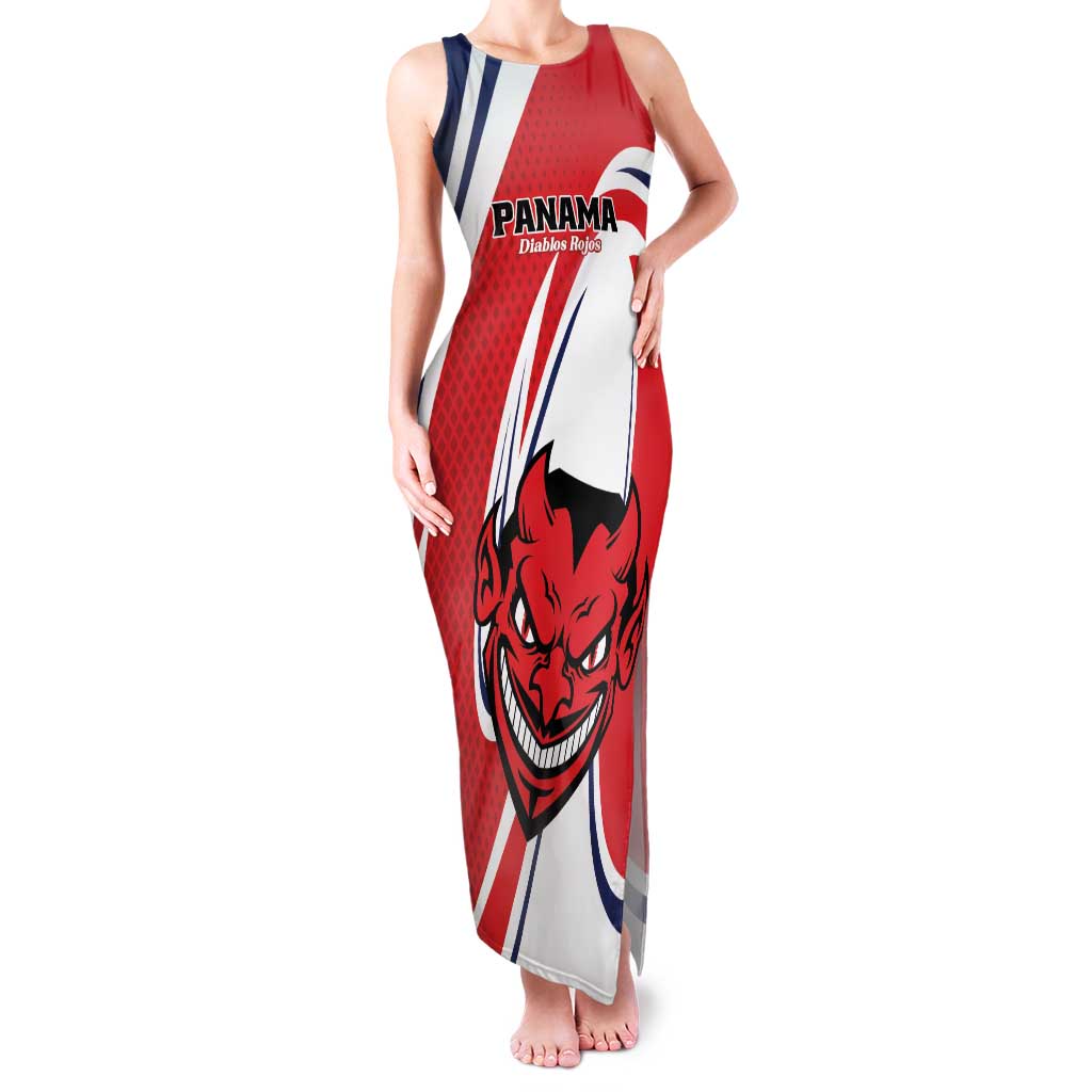 Custom Panama Rugby Family Matching Tank Maxi Dress and Hawaiian Shirt Diablos Rojos Go Champions