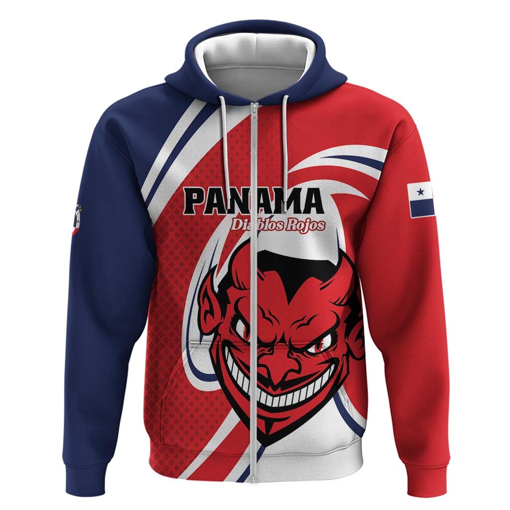 Custom Panama Rugby Hoodie Diablos Rojos Go Champions