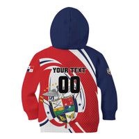 Custom Panama Rugby Kid Hoodie Diablos Rojos Go Champions