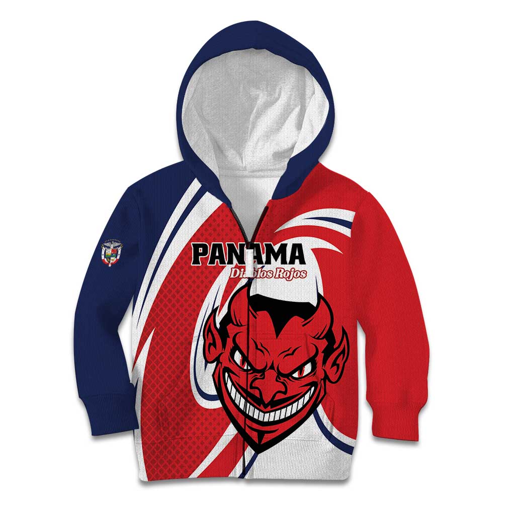 Custom Panama Rugby Kid Hoodie Diablos Rojos Go Champions