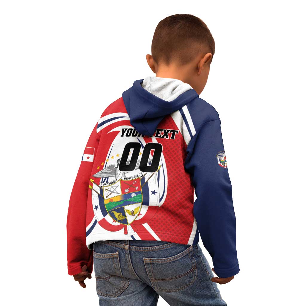 Custom Panama Rugby Kid Hoodie Diablos Rojos Go Champions