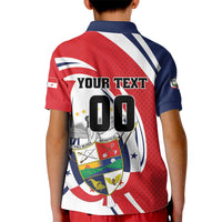 Custom Panama Rugby Kid Polo Shirt Diablos Rojos Go Champions