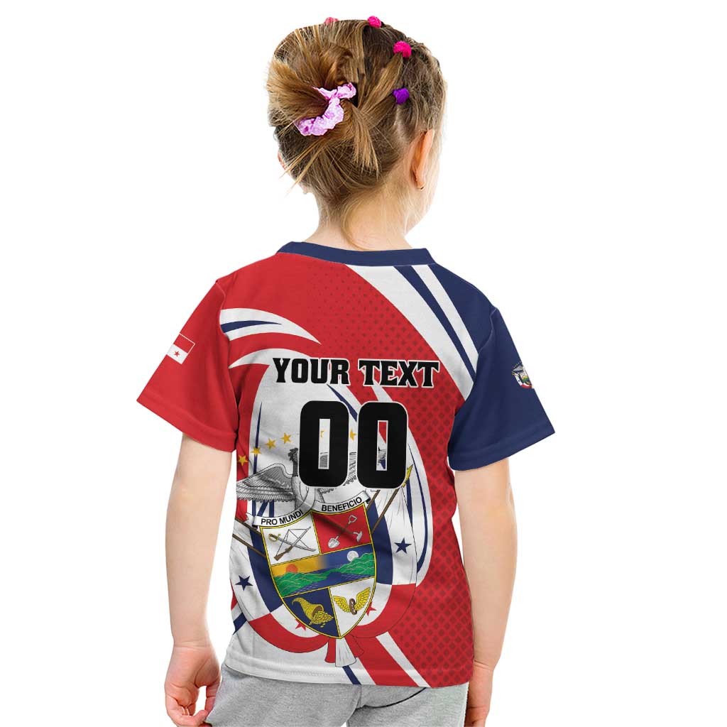 Custom Panama Rugby Kid T Shirt Diablos Rojos Go Champions