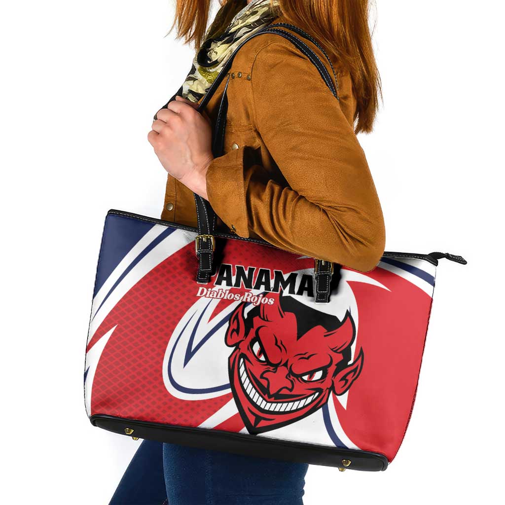 Panama Rugby Leather Tote Bag Diablos Rojos Go Champions
