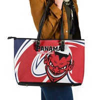Panama Rugby Leather Tote Bag Diablos Rojos Go Champions