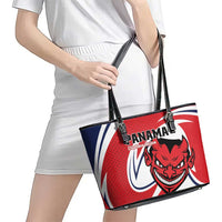 Panama Rugby Leather Tote Bag Diablos Rojos Go Champions