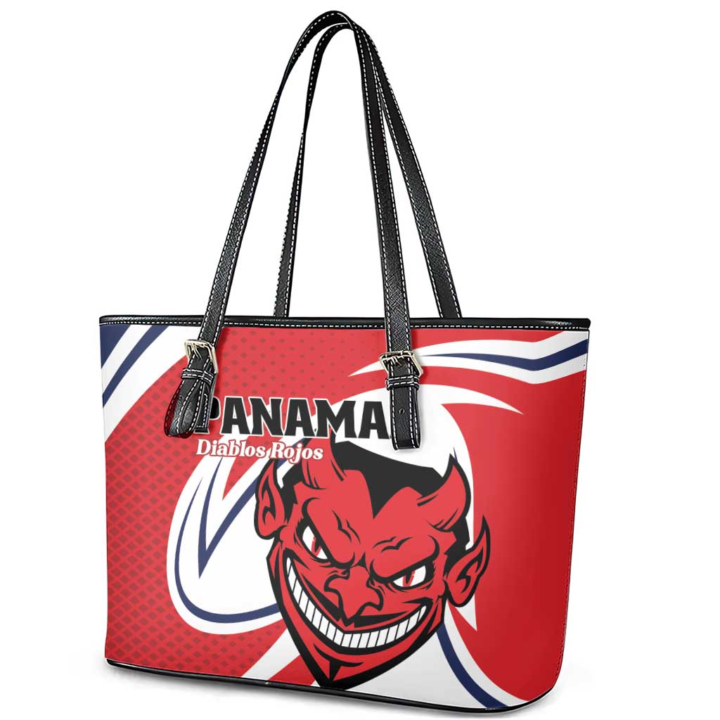 Panama Rugby Leather Tote Bag Diablos Rojos Go Champions