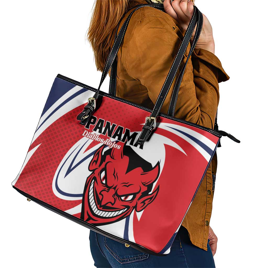 Panama Rugby Leather Tote Bag Diablos Rojos Go Champions