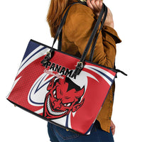 Panama Rugby Leather Tote Bag Diablos Rojos Go Champions