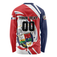 Custom Panama Rugby Long Sleeve Shirt Diablos Rojos Go Champions