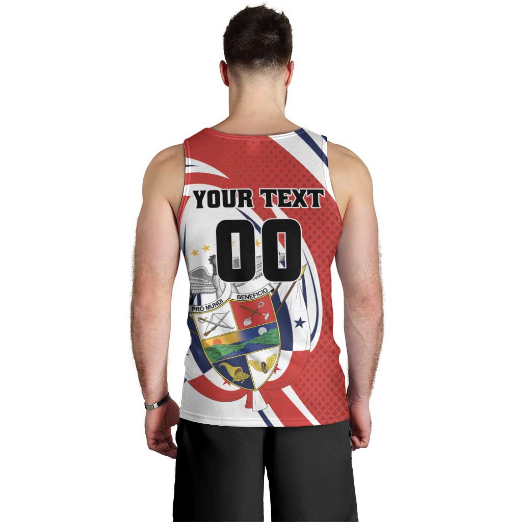 Custom Panama Rugby Men Tank Top Diablos Rojos Go Champions