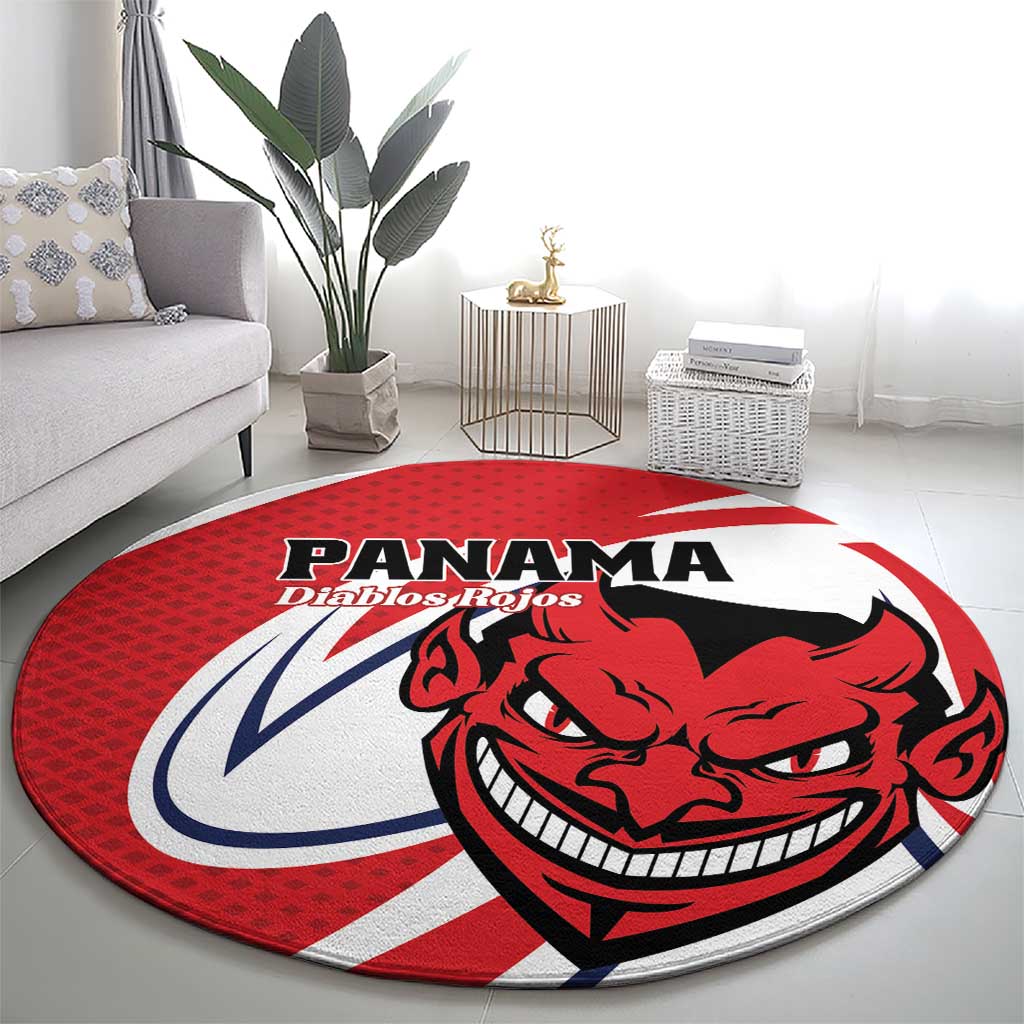 Panama Rugby Round Carpet Diablos Rojos Go Champions