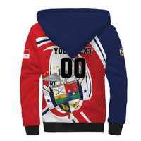 Custom Panama Rugby Sherpa Hoodie Diablos Rojos Go Champions