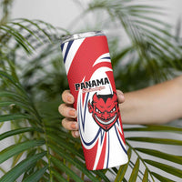 Custom Panama Rugby Skinny Tumbler Diablos Rojos Go Champions