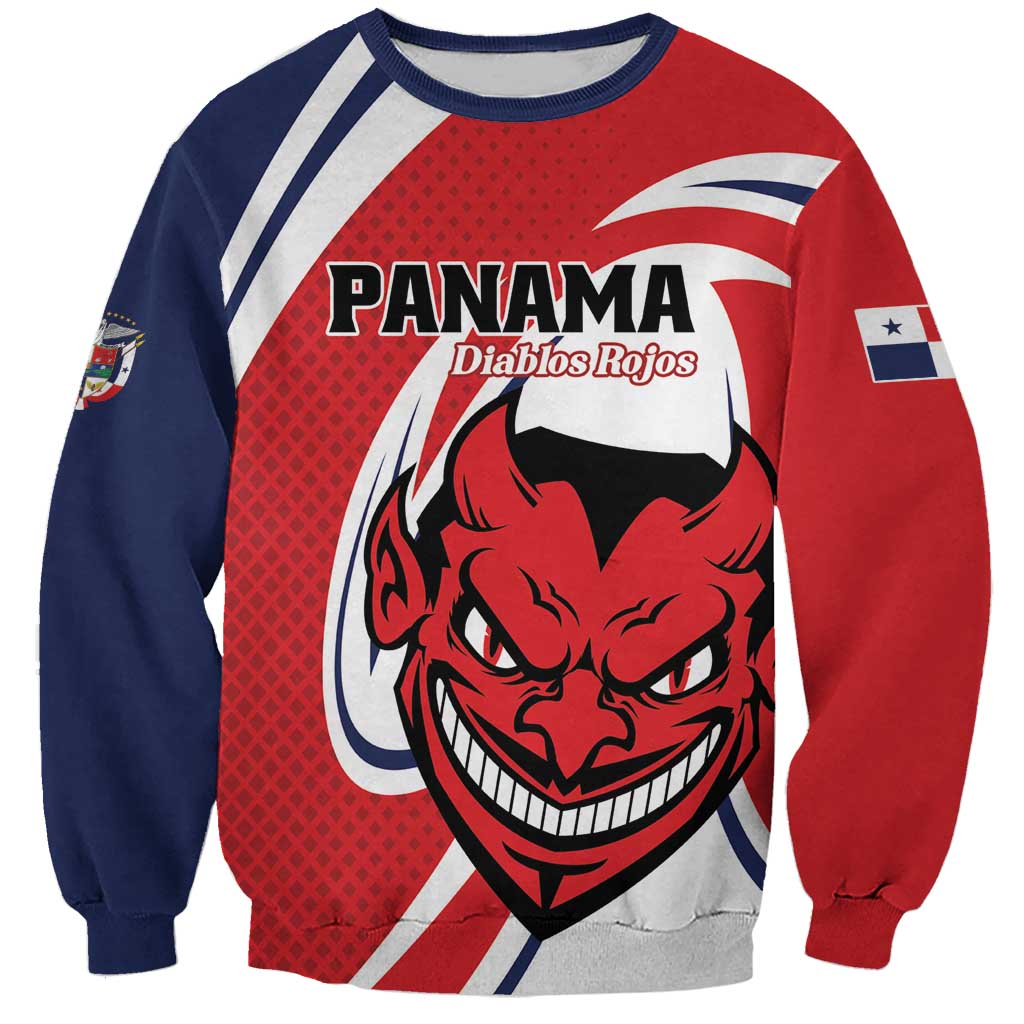 Custom Panama Rugby Sweatshirt Diablos Rojos Go Champions