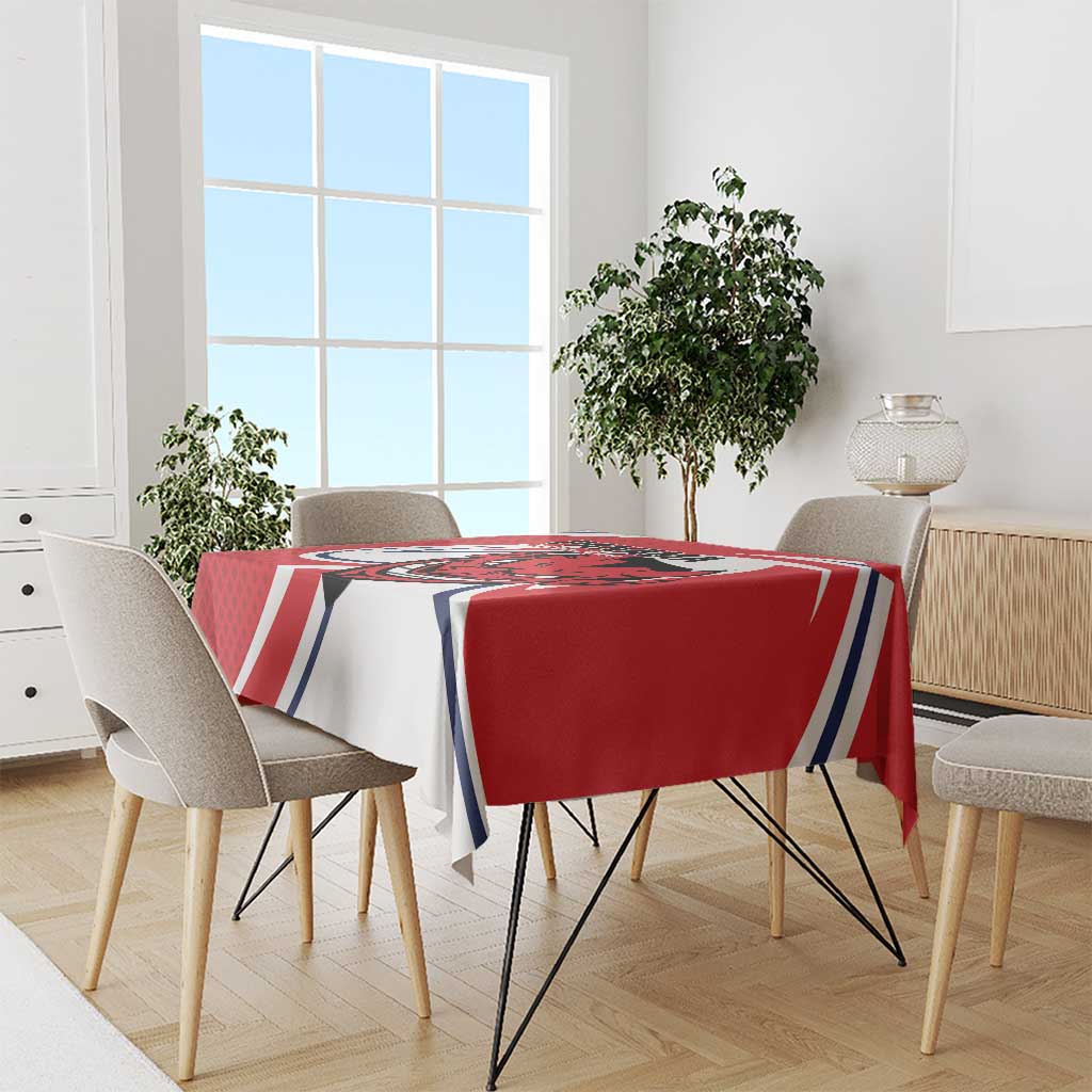 Panama Rugby Tablecloth Diablos Rojos Go Champions