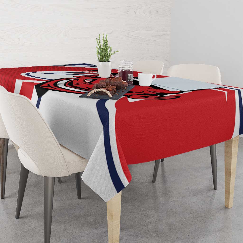 Panama Rugby Tablecloth Diablos Rojos Go Champions
