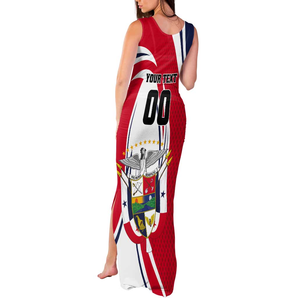 Custom Panama Rugby Tank Maxi Dress Diablos Rojos Go Champions